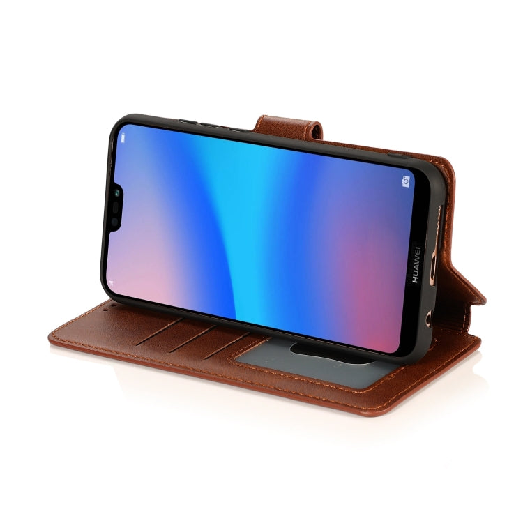 For Huawei P20 Lite Shockproof PU + TPU Leather Phone Case