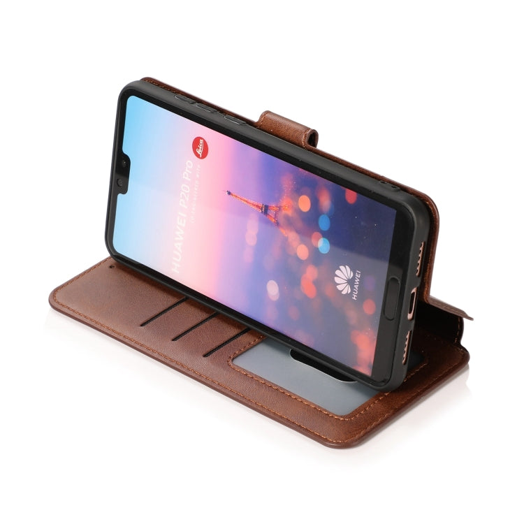 For Huawei P20 Pro Shockproof PU + TPU Leather Phone Case
