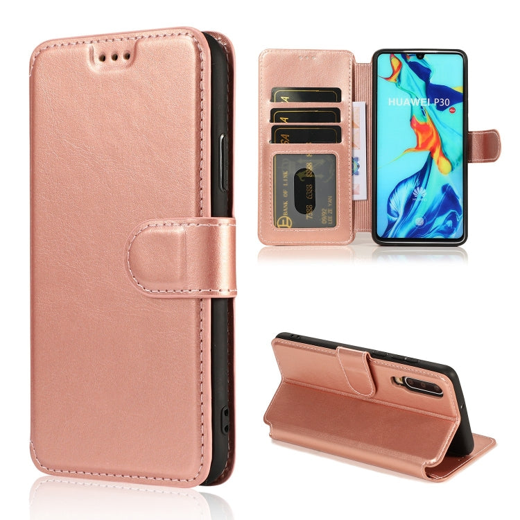 For Huawei P30 Shockproof PU + TPU Leather Phone Case