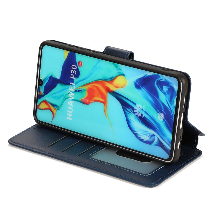 For Huawei P30 Shockproof PU + TPU Leather Phone Case