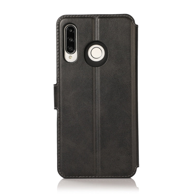For Huawei P30 Lite Shockproof PU + TPU Leather Phone Case