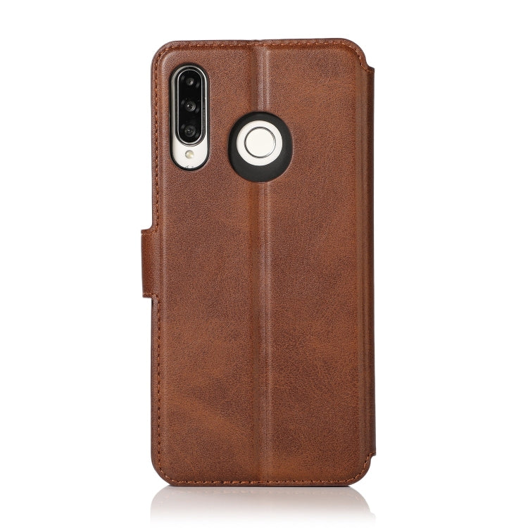For Huawei P30 Lite Shockproof PU + TPU Leather Phone Case