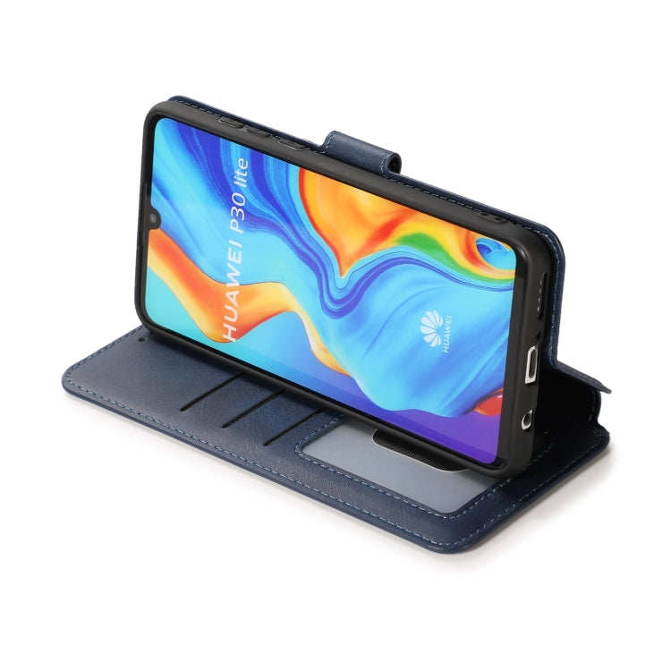 For Huawei P30 Lite Shockproof PU + TPU Leather Phone Case