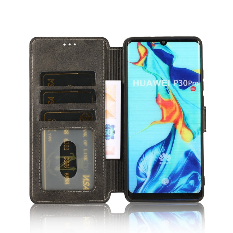 For Huawei P30 Pro Shockproof PU + TPU Leather Phone Case