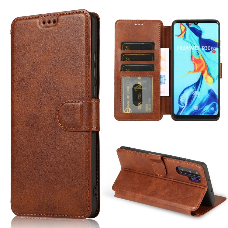 For Huawei P30 Pro Shockproof PU + TPU Leather Phone Case