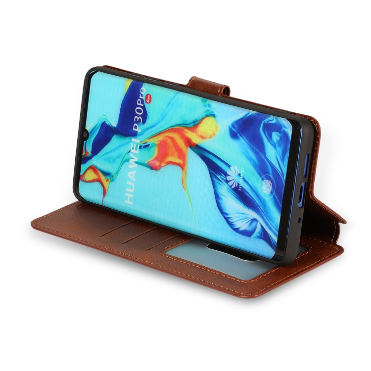 For Huawei P30 Pro Shockproof PU + TPU Leather Phone Case