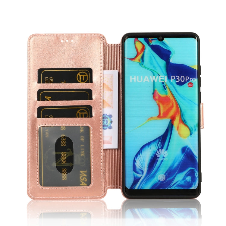 For Huawei P30 Pro Shockproof PU + TPU Leather Phone Case