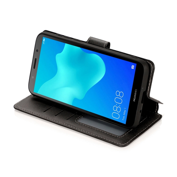For Huawei Y5 2018 Shockproof PU + TPU Leather Phone Case