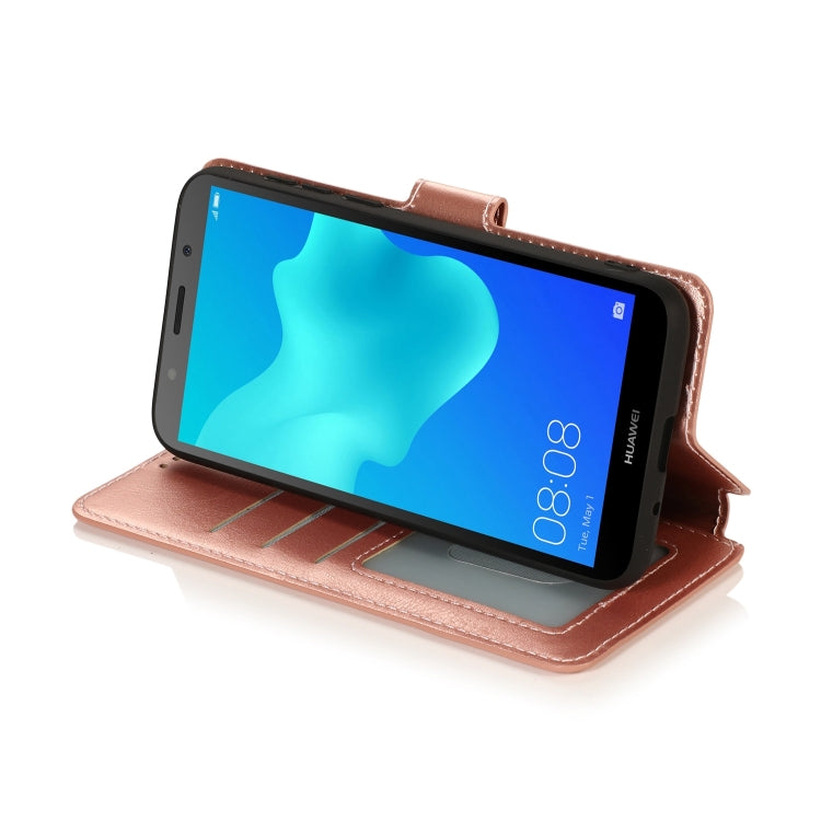 For Huawei Y5 2018 Shockproof PU + TPU Leather Phone Case