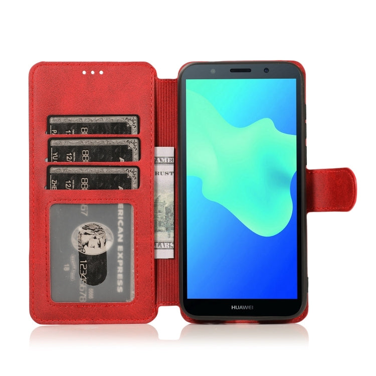 For Huawei Y5 2018 Shockproof PU + TPU Leather Phone Case