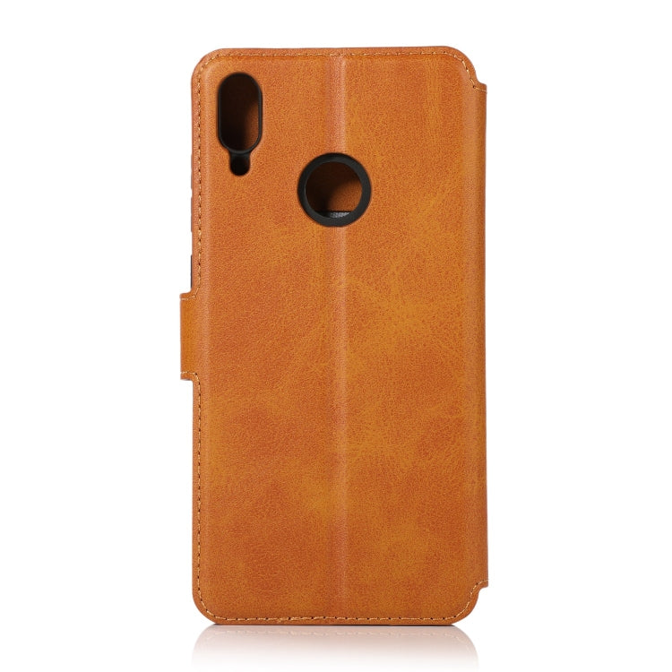 For Huawei Y7 2019 Shockproof PU + TPU Leather Phone Case