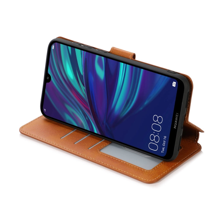 For Huawei Y7 2019 Shockproof PU + TPU Leather Phone Case