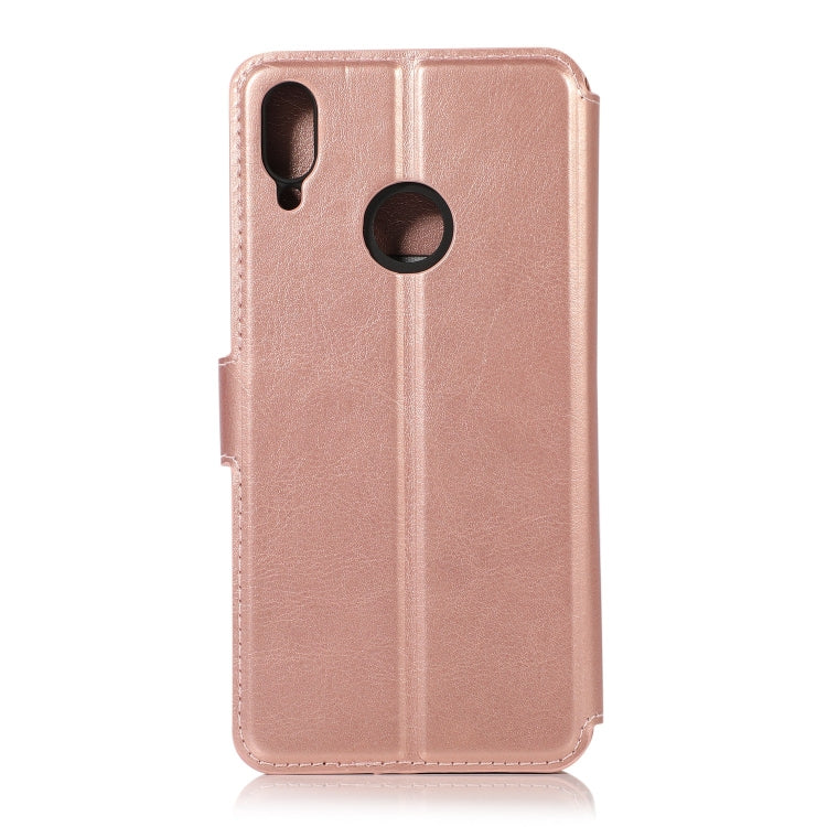 For Huawei Y7 2019 Shockproof PU + TPU Leather Phone Case