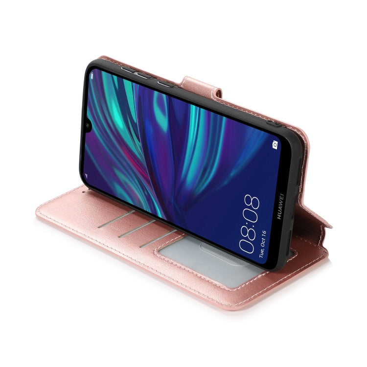 For Huawei Y7 2019 Shockproof PU + TPU Leather Phone Case