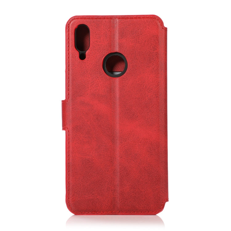 For Huawei Y7 2019 Shockproof PU + TPU Leather Phone Case