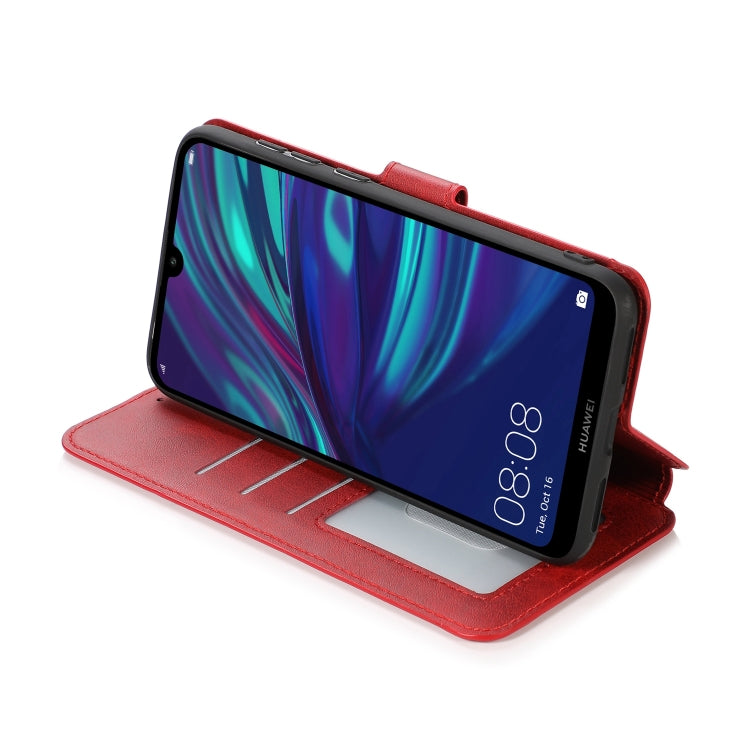 For Huawei Y7 2019 Shockproof PU + TPU Leather Phone Case