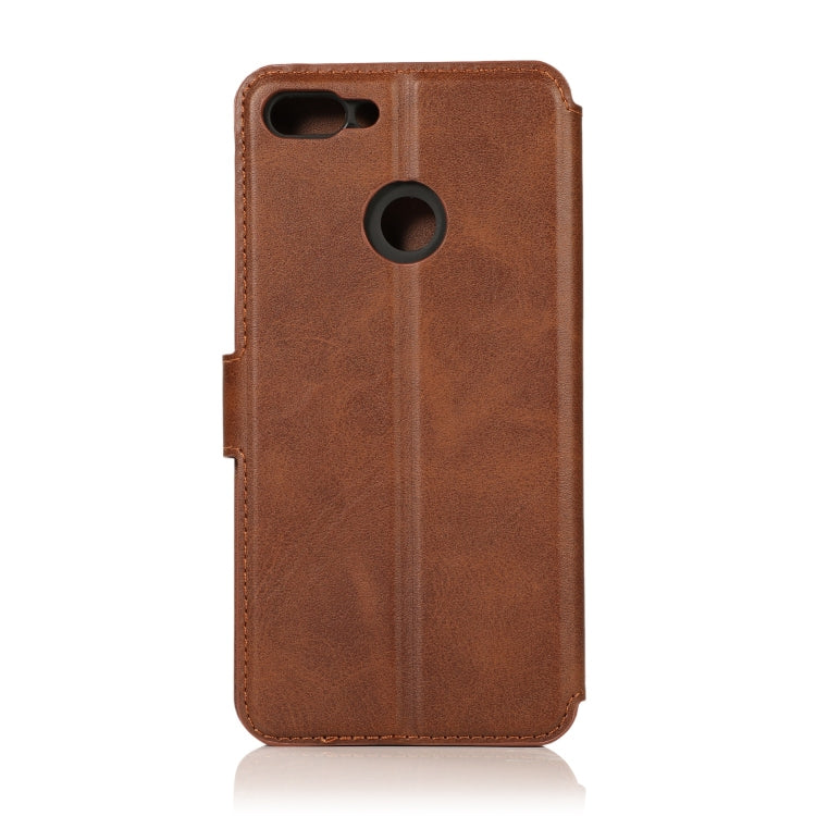 For Huawei Y9 2018 Shockproof PU + TPU Leather Phone Case