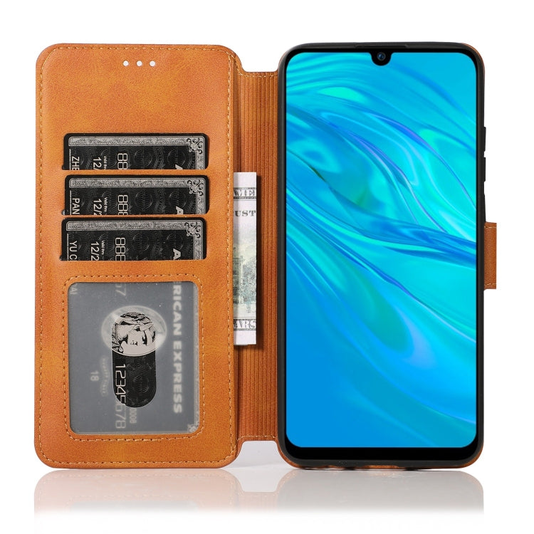 For Huawei Enjoy 9s Shockproof PU + TPU Leather Phone Case