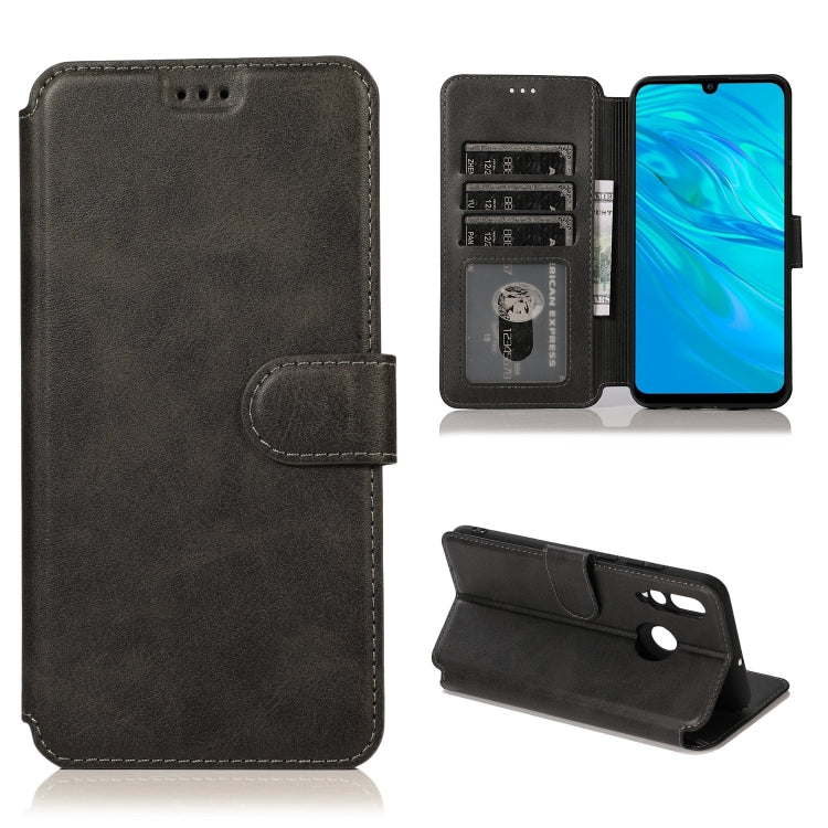 For Huawei Enjoy 9s Shockproof PU + TPU Leather Phone Case