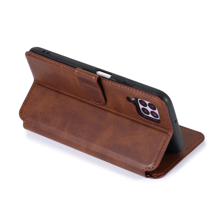 For Huawei P40 Lite Shockproof PU + TPU Leather Phone Case