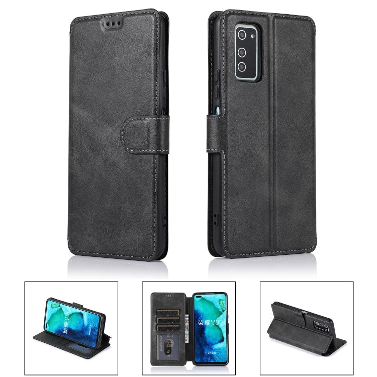 For Honor V30 Shockproof PU + TPU Leather Phone Case