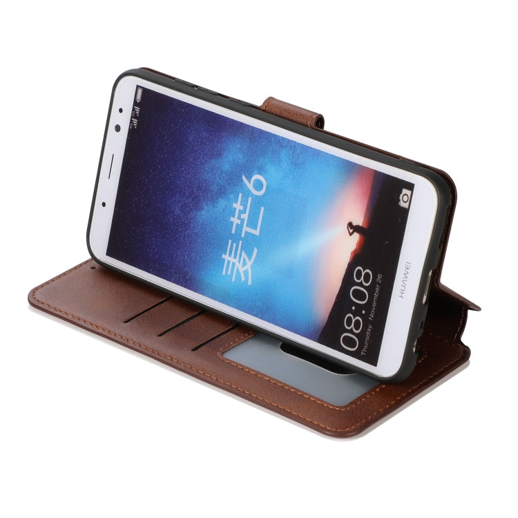 For Huawei Maimang 6 Shockproof PU + TPU Leather Phone Case
