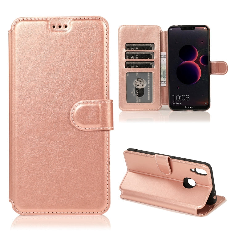 For Honor 8C Shockproof PU + TPU Leather Phone Case