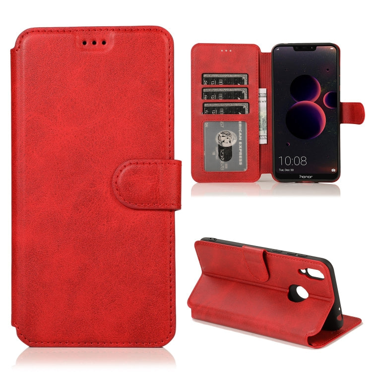For Honor 8C Shockproof PU + TPU Leather Phone Case