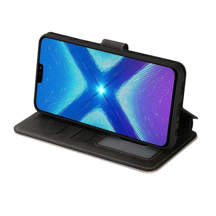 For Honor 8X Shockproof PU + TPU Leather Phone Case
