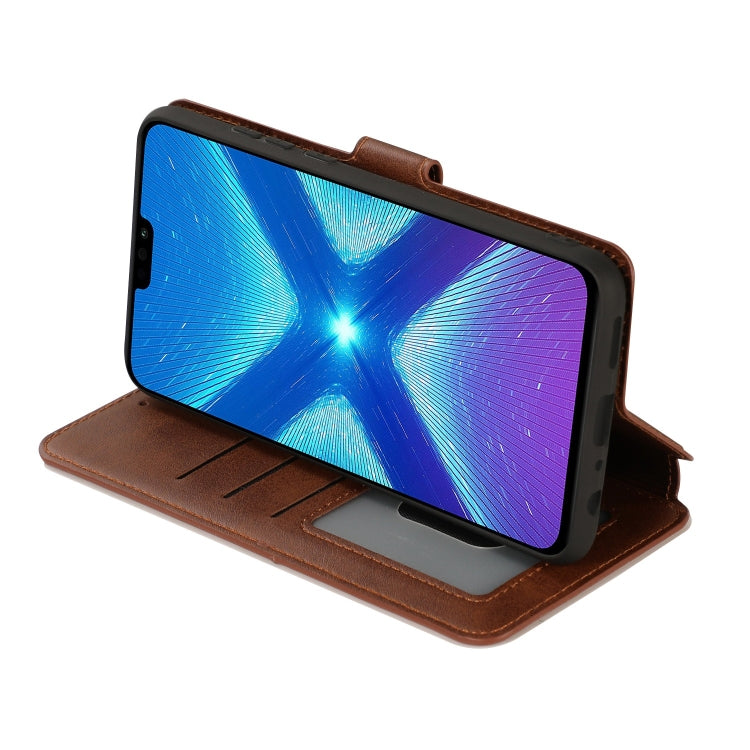 For Honor 8X Shockproof PU + TPU Leather Phone Case
