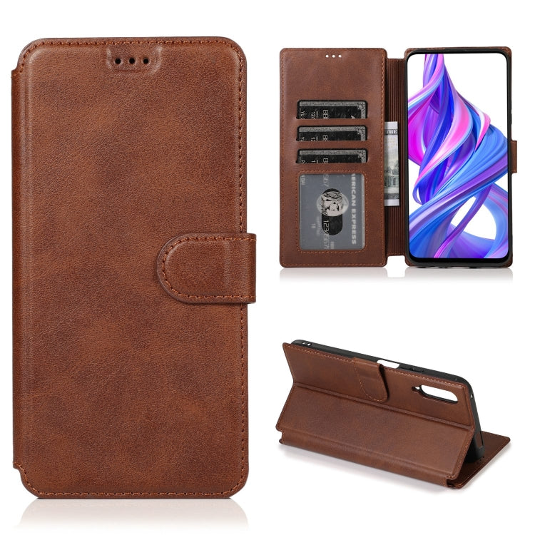 For Honor 9X Shockproof PU + TPU Leather Phone Case