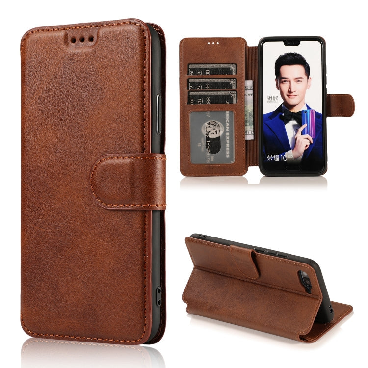 For Honor 10 Shockproof PU + TPU Leather Phone Case