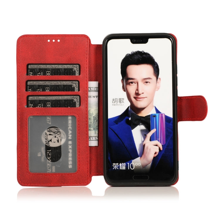 For Honor 10 Shockproof PU + TPU Leather Phone Case