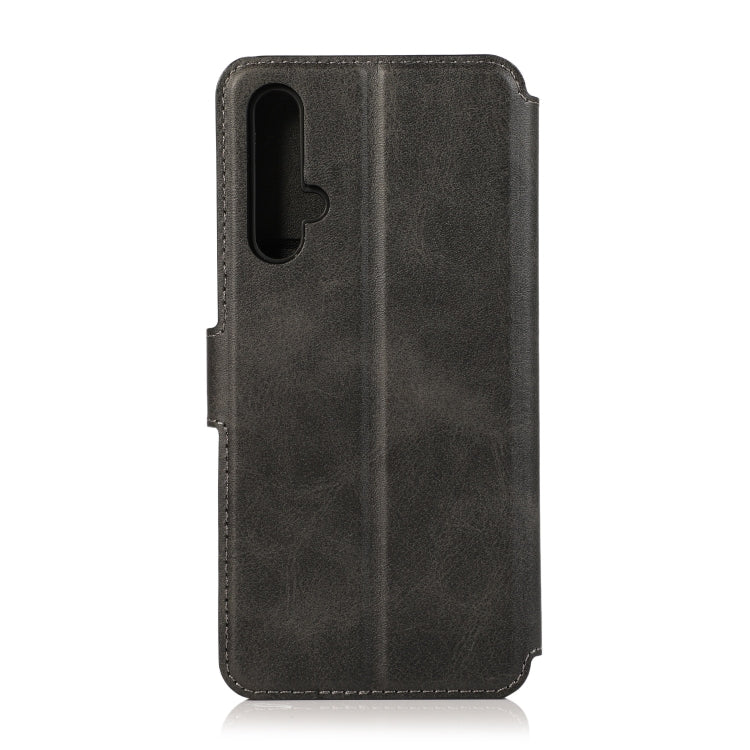 For Honor 20 Shockproof PU + TPU Leather Phone Case