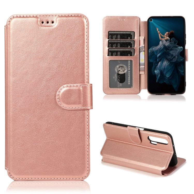 For Honor 20 Pro Shockproof PU + TPU Leather Phone Case