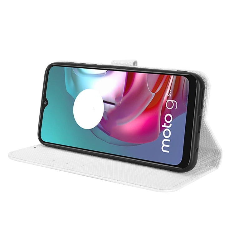 For Motorola Moto G30 / G10 / G20 / G10 Power Diamond Texture Leather Phone Case