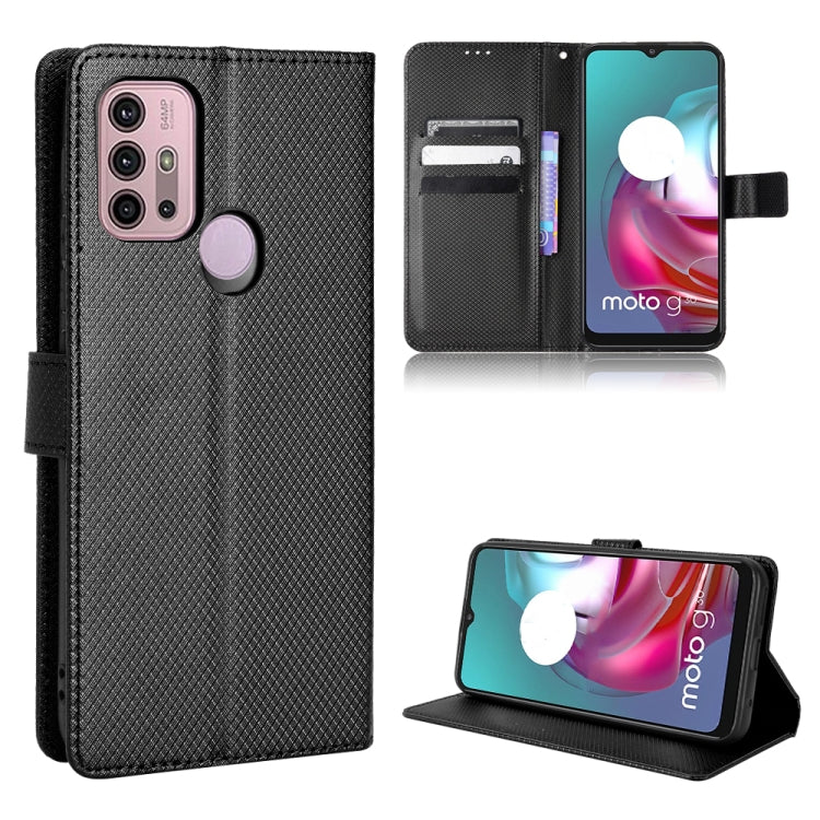 For Motorola Moto G30 / G10 / G20 / G10 Power Diamond Texture Leather Phone Case