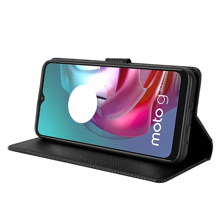 For Motorola Moto G30 / G10 / G20 / G10 Power Diamond Texture Leather Phone Case