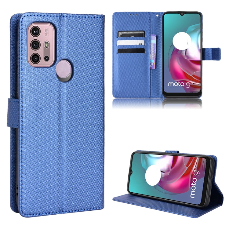 For Motorola Moto G30 / G10 / G20 / G10 Power Diamond Texture Leather Phone Case