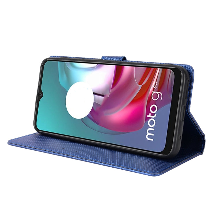 For Motorola Moto G30 / G10 / G20 / G10 Power Diamond Texture Leather Phone Case