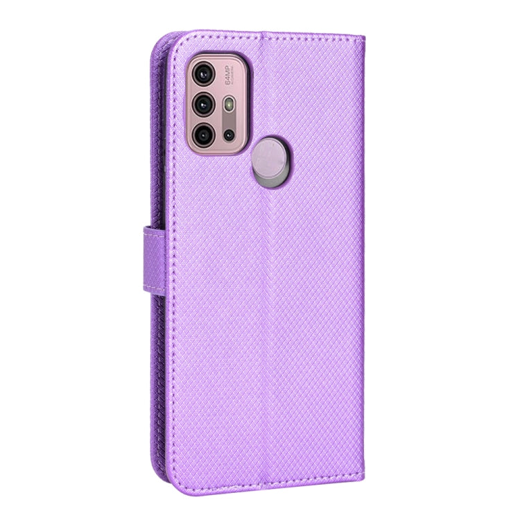 For Motorola Moto G30 / G10 / G20 / G10 Power Diamond Texture Leather Phone Case