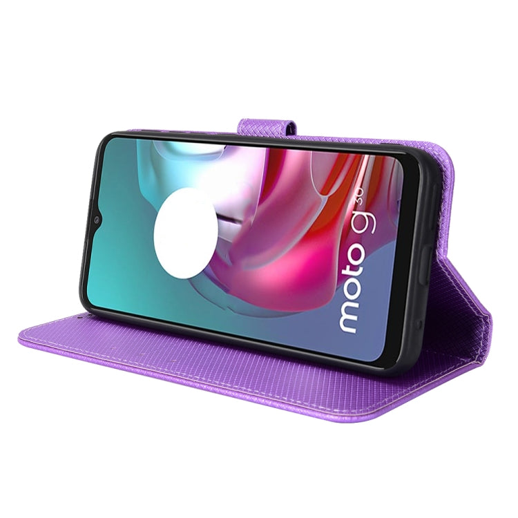 For Motorola Moto G30 / G10 / G20 / G10 Power Diamond Texture Leather Phone Case
