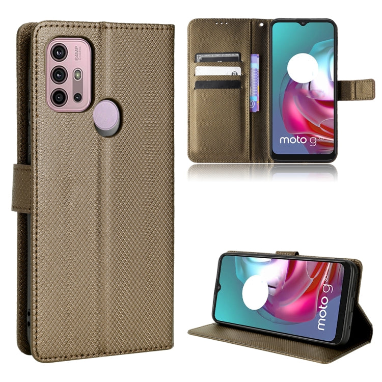 For Motorola Moto G30 / G10 / G20 / G10 Power Diamond Texture Leather Phone Case