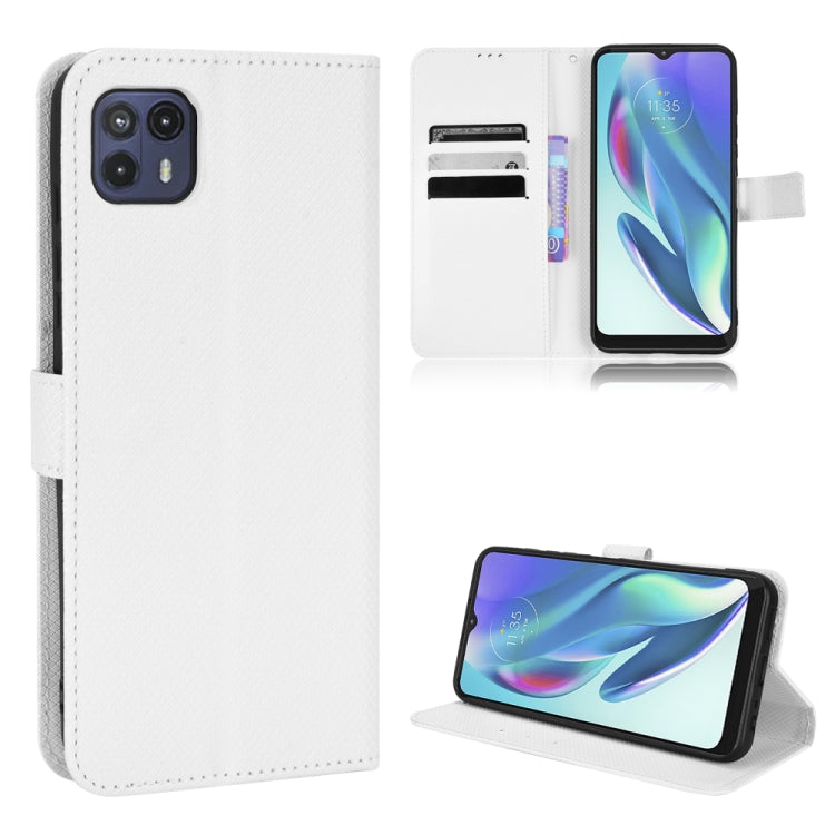 For Motorola Moto G50 5G Global Diamond Texture Leather Phone Case