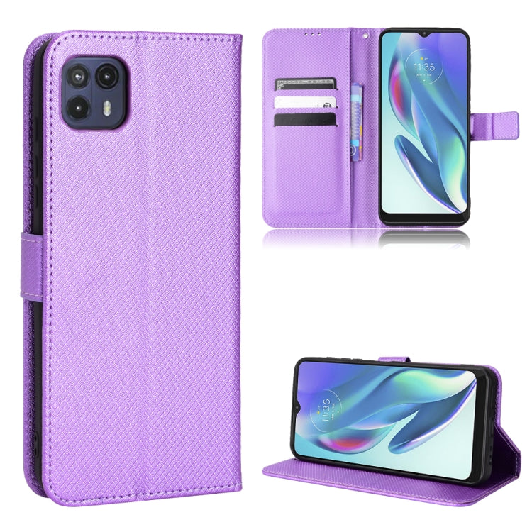 For Motorola Moto G50 5G Global Diamond Texture Leather Phone Case