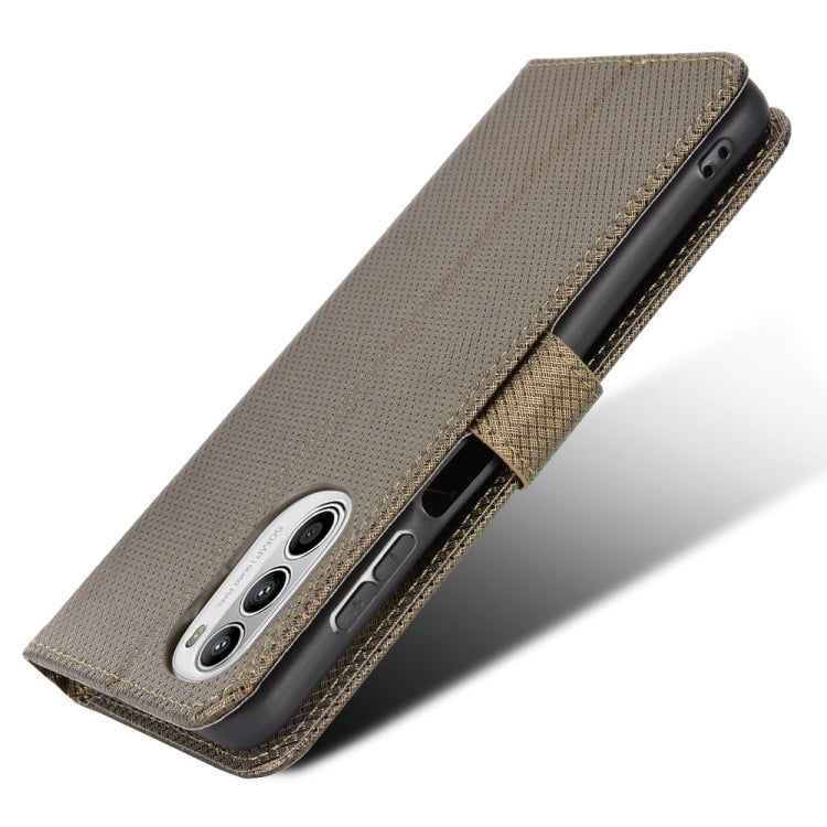 For Motorola Moto G52 4G Diamond Texture Leather Phone Case