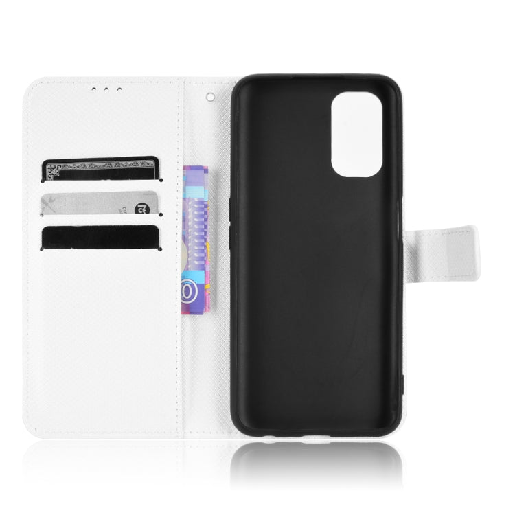 For OPPO Realme V5 5G / Q2 / 7 5G Diamond Texture Leather Phone Case