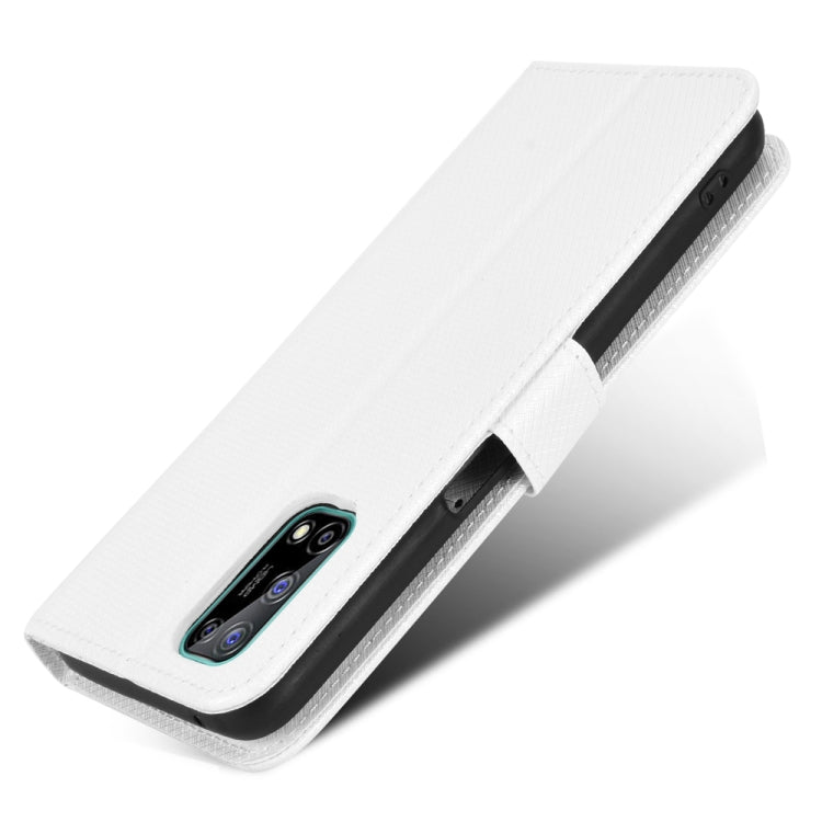 For OPPO Realme V5 5G / Q2 / 7 5G Diamond Texture Leather Phone Case