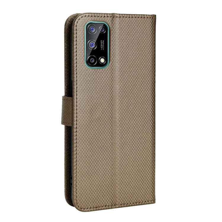 For OPPO Realme V5 5G / Q2 / 7 5G Diamond Texture Leather Phone Case