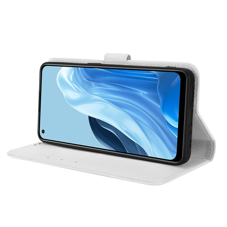 For OPPO Reno7 4G / F21 Pro Diamond Texture Leather Phone Case